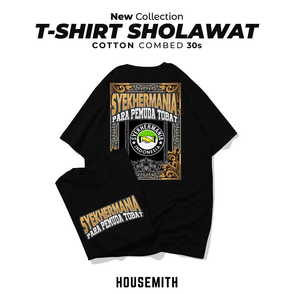 Kaos Mafia Sholawat V6 -  Mafia Sholawat NU - Kaos Pendek Sholawat - Kaos Santri - Kaos Mafis Jawa -