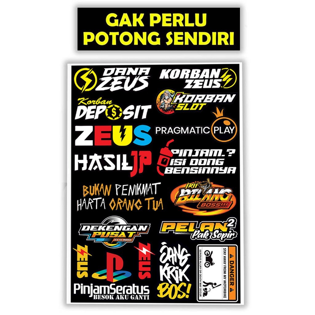 Stiker Pack Sponsor Racing, Stiker Motor, Sticker Motor, Stiker Motor Keren, Stiker Racing Motor