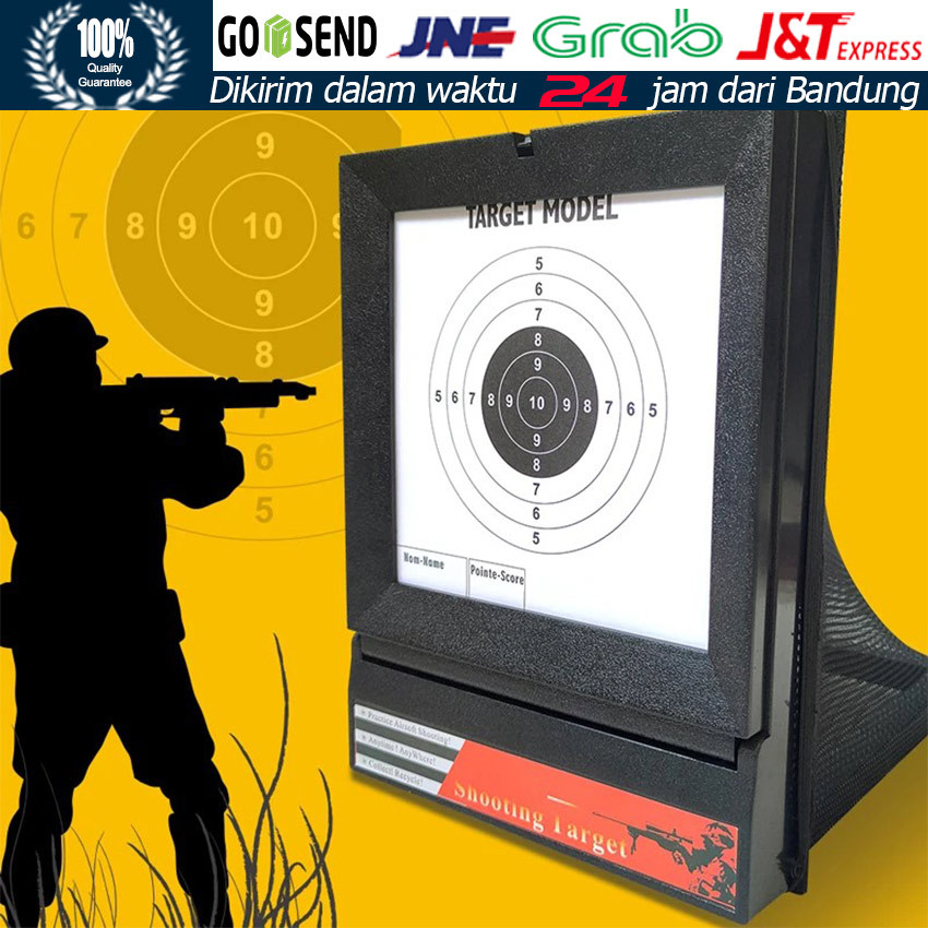 Sasaran Target Box Siluet / Kotak Sasaran Pelatihan / Foldable & Dapat Dilipat / Target Menembak unt