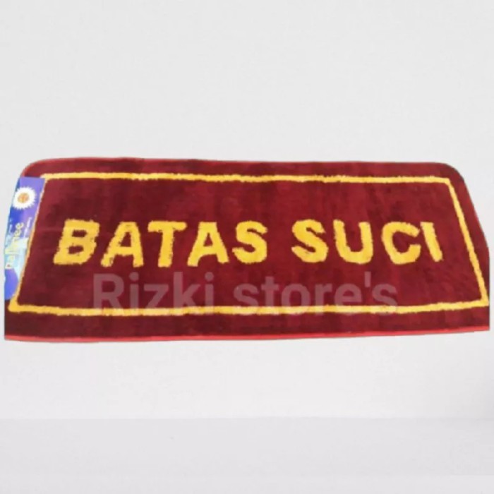 ✨READY✨ -KESET MASJID BATAS SUCI 60x160 - merah bts, 40x80cm