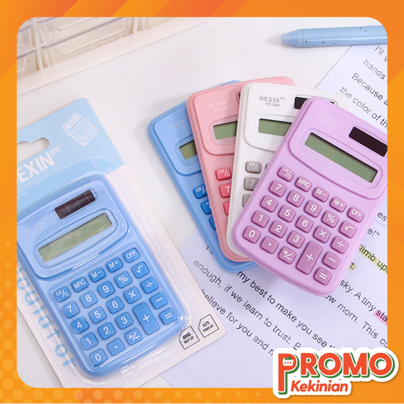 

Promo Kekinian - 6483 Kalkulator 8 Digit Portabel / Desain Mini Ringkas