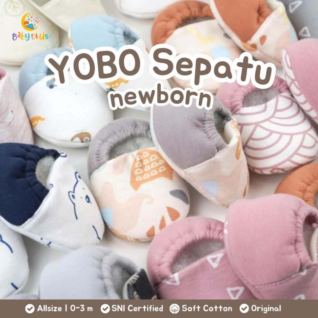 YOBO Sepatu NB - Sepatu Bayi Newborn Lembut by Yobo Baby