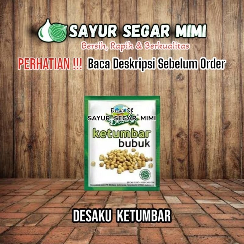 

Desaku Ketumbar - Sayur Palembang