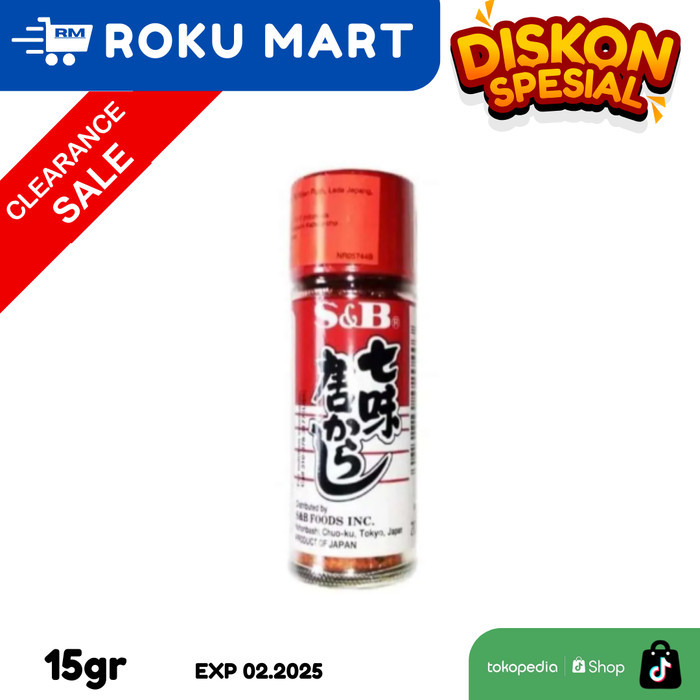 

S&B Nanami Togarashi 15 g / Cabe Bubuk Jepang