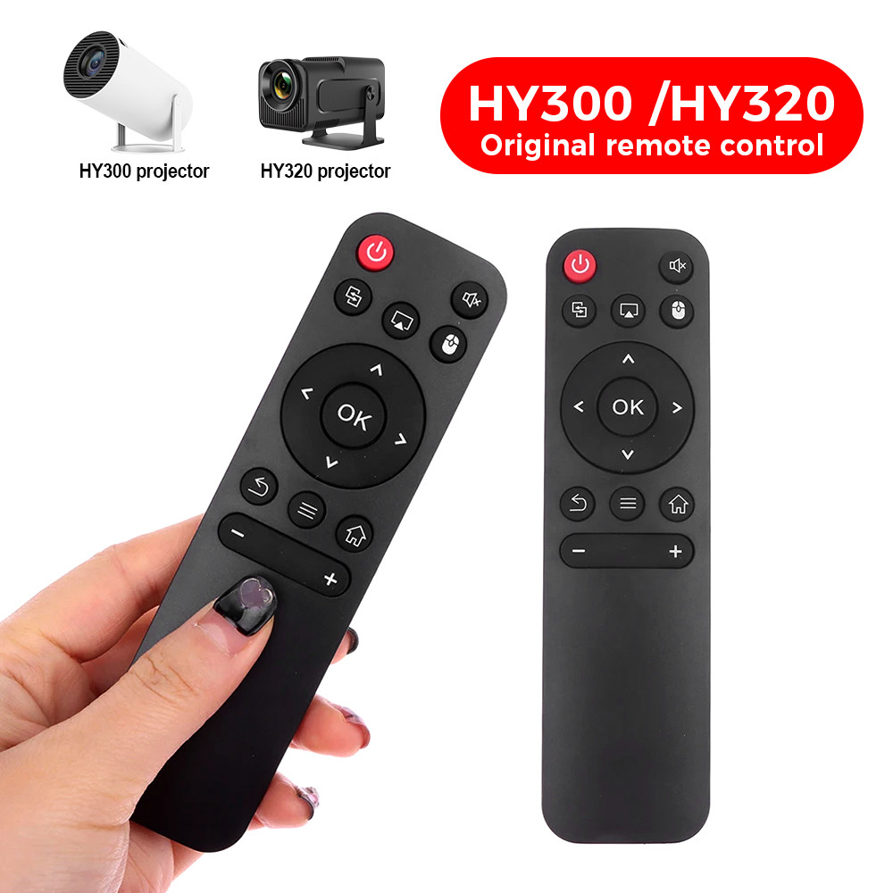 Remote Control Applicable to HY300/HY320/HY300 PRO Smart Home Projector Original Replacement Remote 