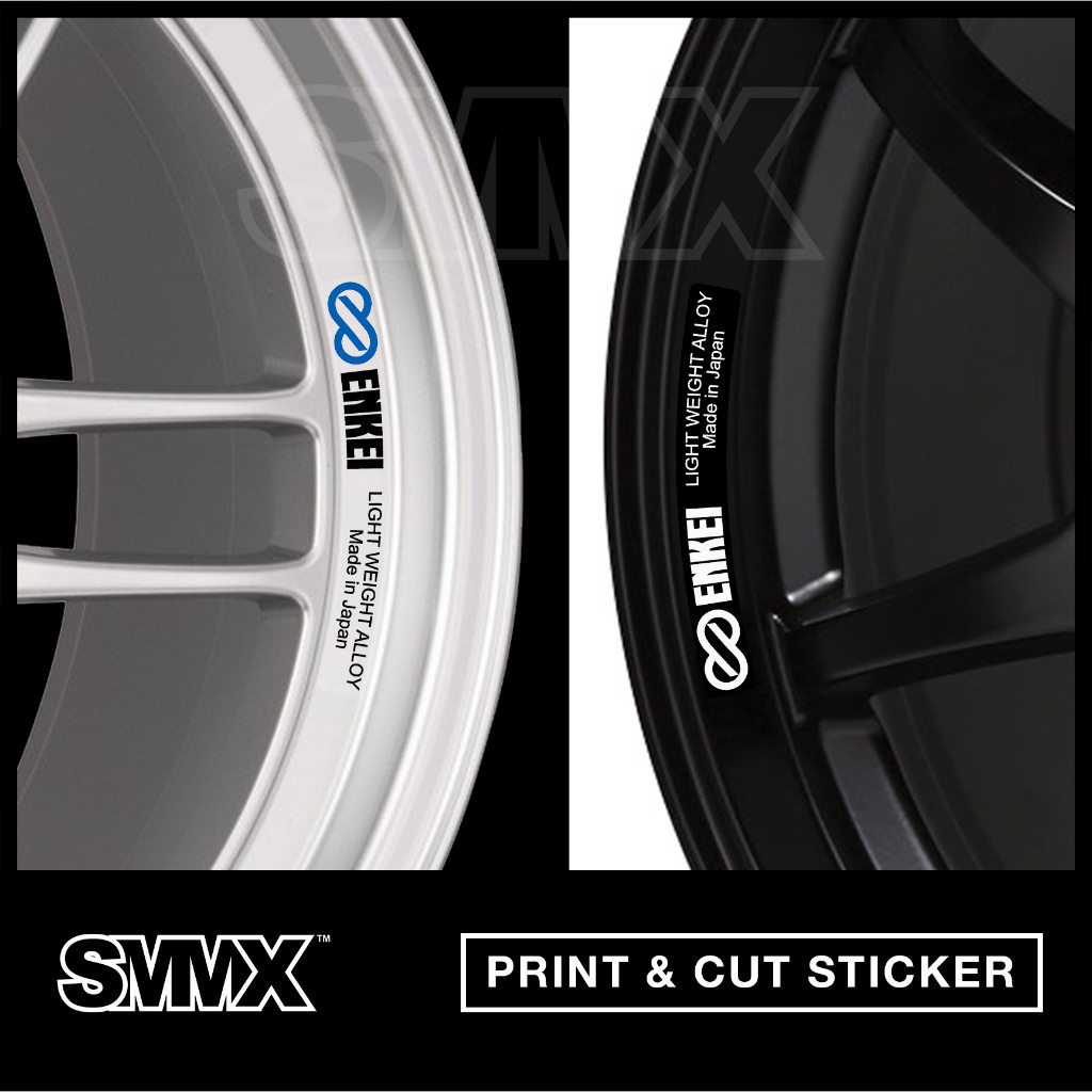 Sticker Stiker Velg motor mobil Enkei