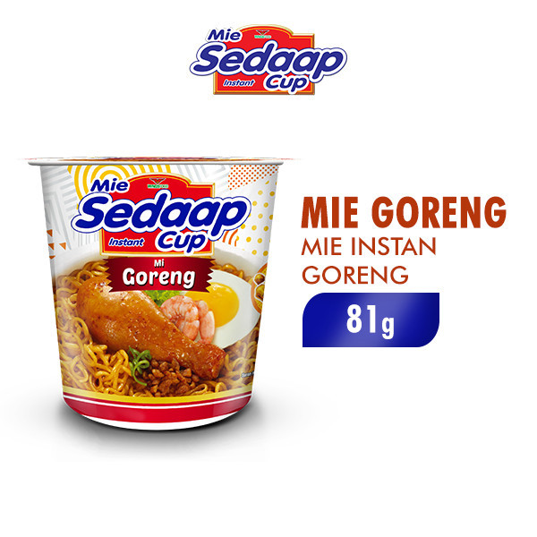 

Sedaap Cup Mie Instan Goreng 81 gr