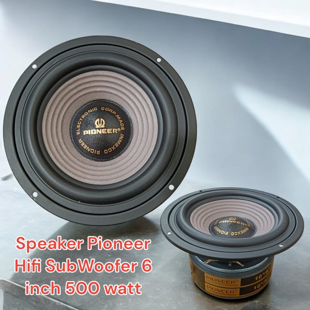 Promo Komponen Speaker Pioneer Hifi  SubWoofer  6 Inch Voice Coil 2 inch
