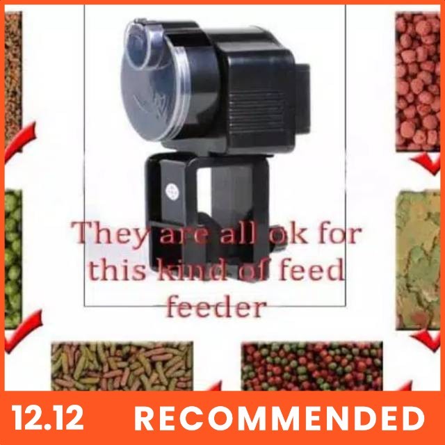 RESUN AUTOMATIC FEEDER RESUN Aquarium ALAT PEMBERI MAKAN IKAN OTOMATIS AUTOMATIC FISH FEEDER RESUN