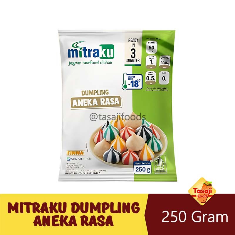 

Mitraku Dumpling Aneka Rasa 250 Gram Olahan Ikan