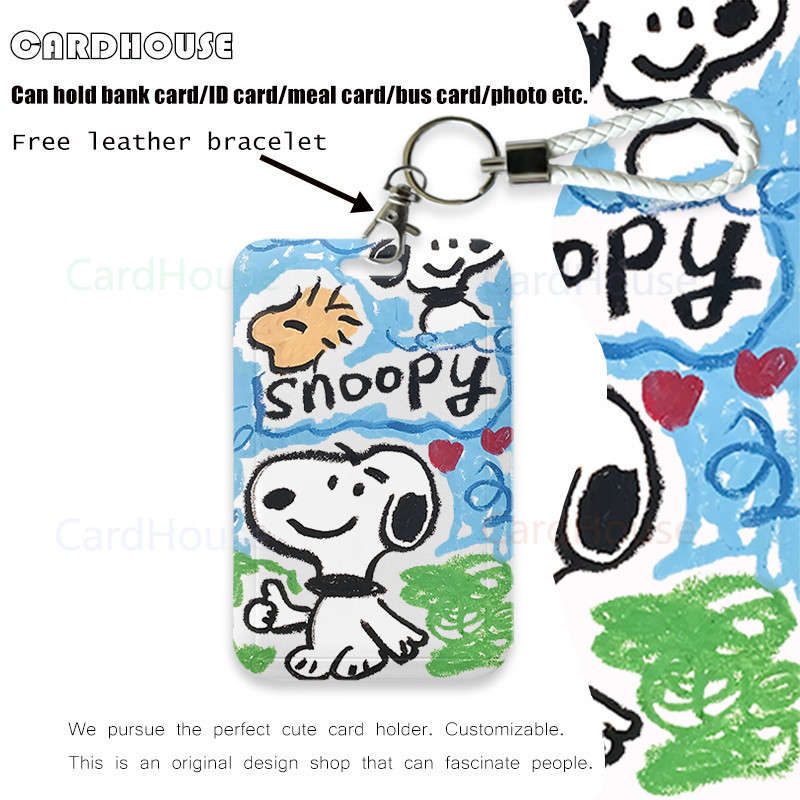 

( CardHouse ) ID CARD HOLDER Kartun Snoopy LT44 Tempat Kartu Photocard Photo Card KARTUN