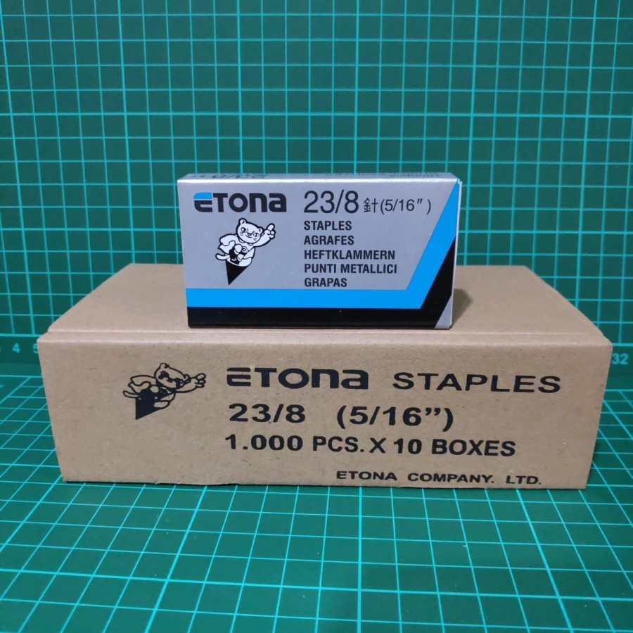 

ISI STAPLES ETONA 23/8 5/16 REFILL STAPLER GUN TEMBAK 1Pack kecil saja