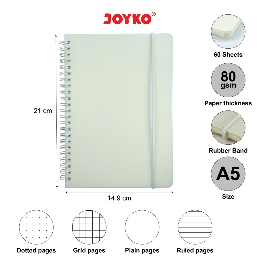 Joyko Notebook Diary Agenda Buku Catatan NB-700 - DOTTED