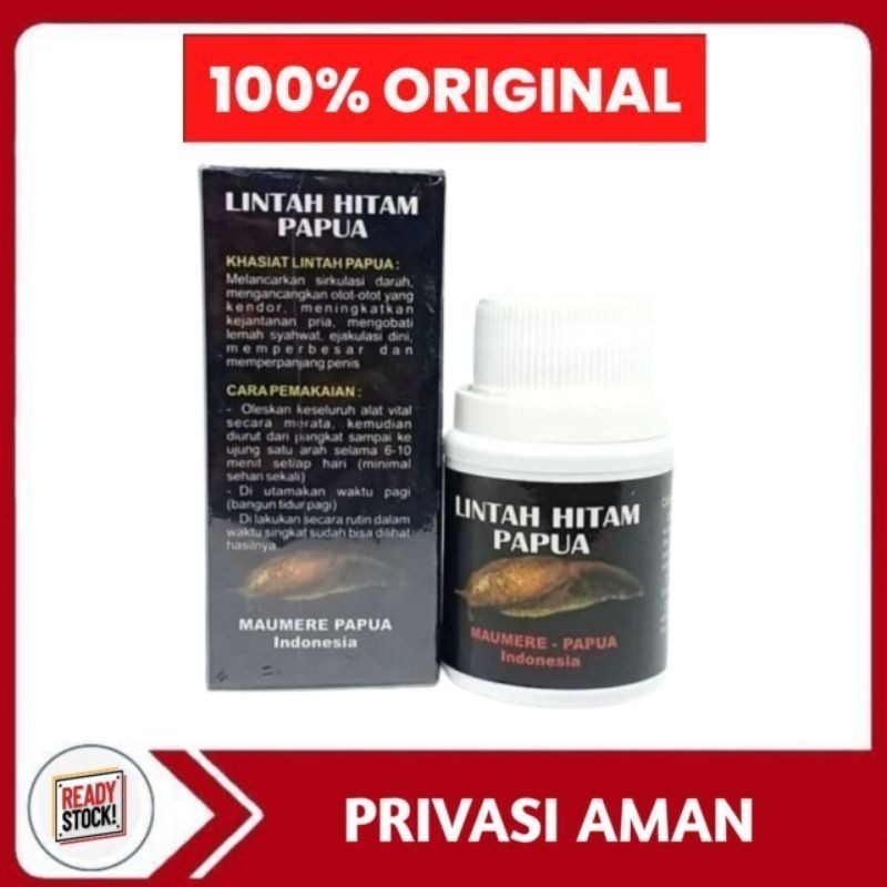 MINYAK HITAM LINTAH PAPUA | OBAT PEMBESAR TAHAN LAMA ASLI ORIGINAL  ORIGINAL BERGARANSI BEBAS PENGMB