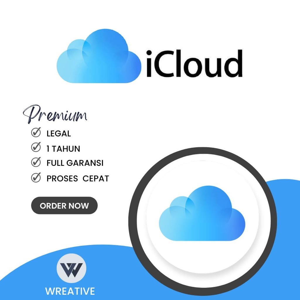 Icloud 50gb Premium 1 Tahun Begaransi (Open 24 Jam)