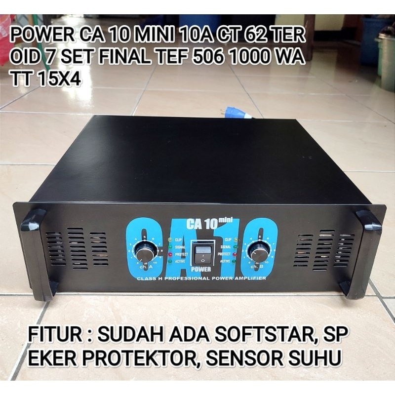 POWER AMPLIFIER 1000W CA 10 MINI RAKITAN SOCL 506 7 SET TOSHIBA ASLI