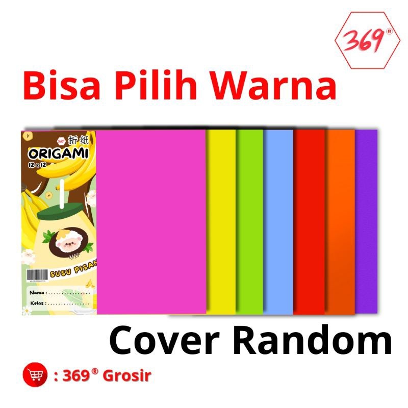 

369 - Origami / Kertas Lipat PILIH WARNA 12 x 12