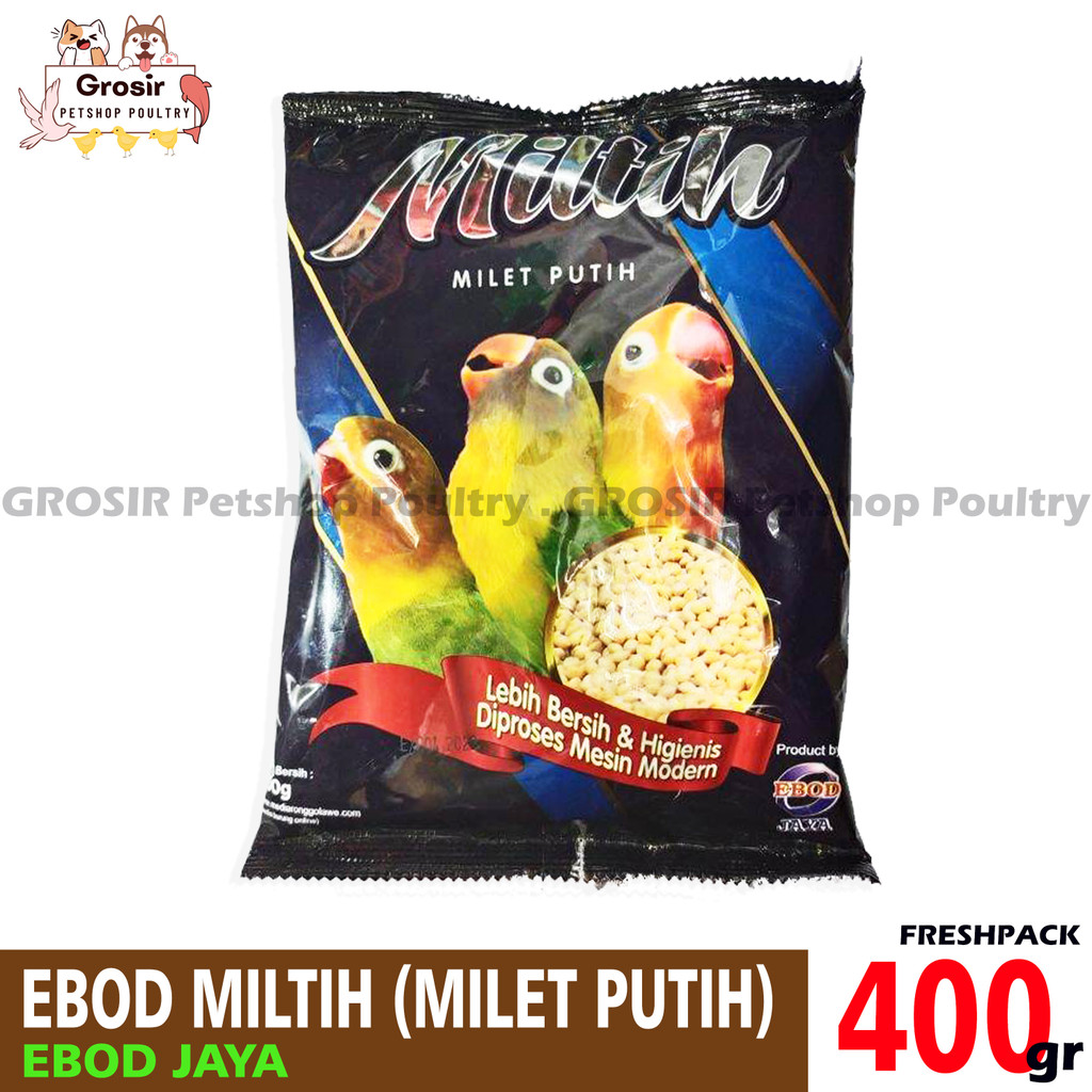 MILTIH pakan burung lovebird kualitas / pakan lovebird MILTIH ebod jaya