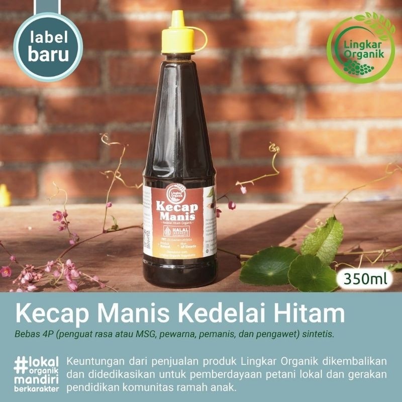 

KECAP MANIS KEDELAI ORGANIK 350ML - LINGKAR ORGANIK NON MSG NON PENGAWET