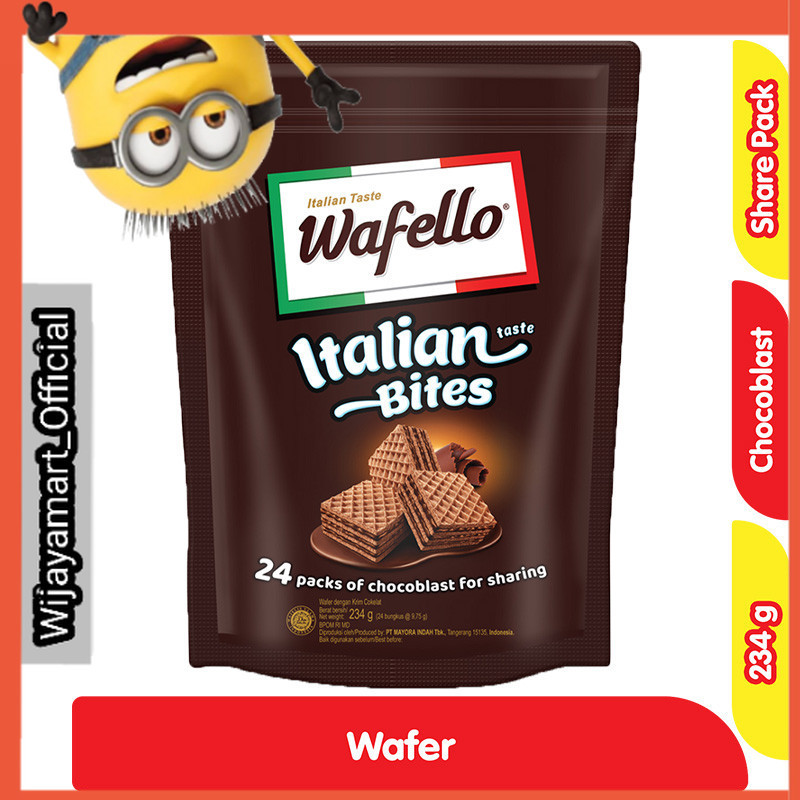 

Wafello Italian Bites Cokelat 234 g