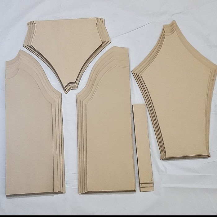 POLA KAOS RAGLAN PRIA DEWASA 5 UKURAN