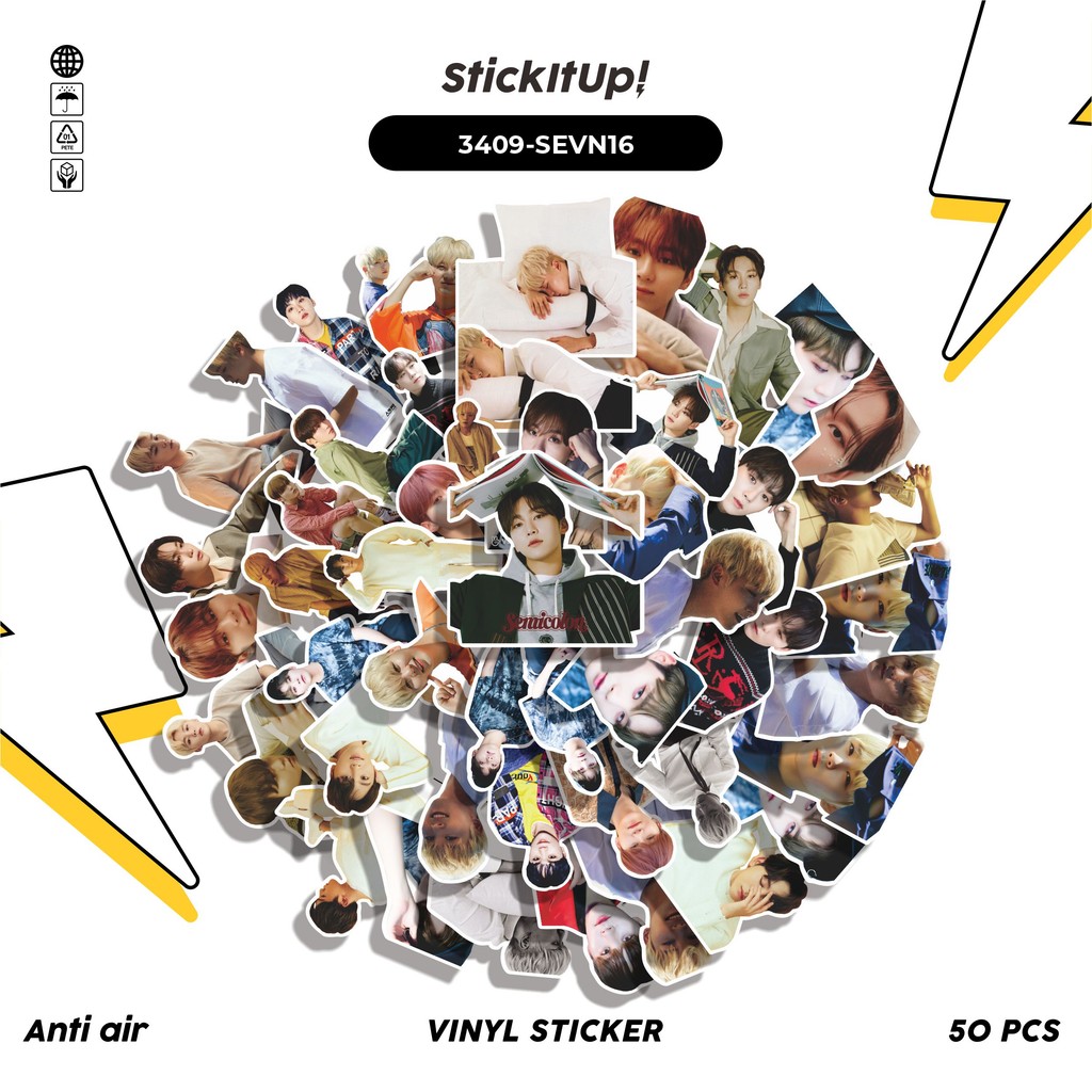 

COD✨ 50 Pcs Stiker SEUNGKWAN SERIES 02 Lucu Anti Air Untuk Dekorasi Notebook Sepeda Skateboard Handphone DIY