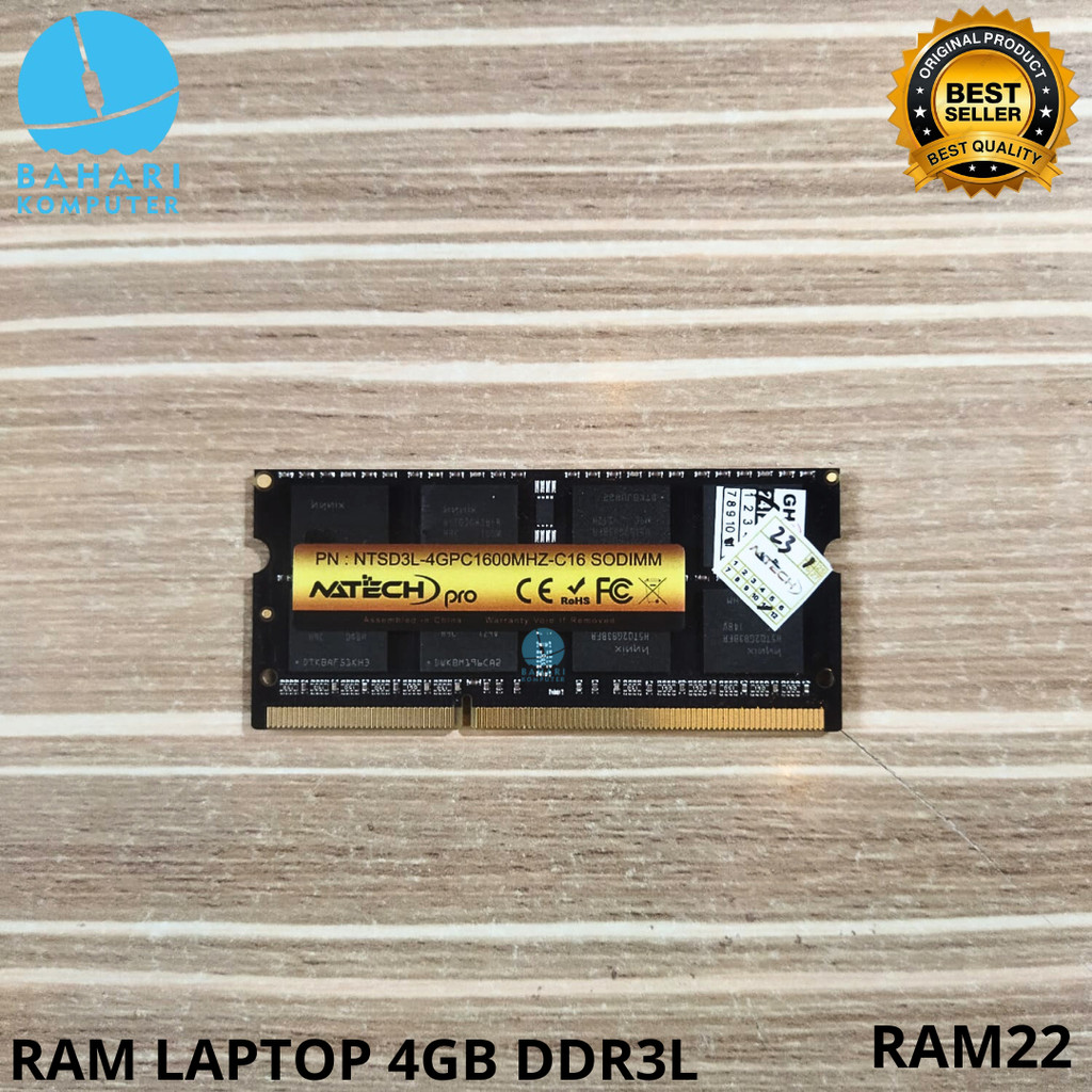 RAM Laptop 8gb DDR3L-1600 Natech | RAM Sodimm 8gb DDR3L