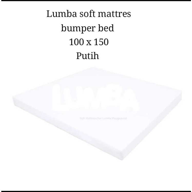 LUMBA PLAYMATE -SOFT MATTRES BUMPER BED PUTIH - UKURAN 100 CM X 150 CM
