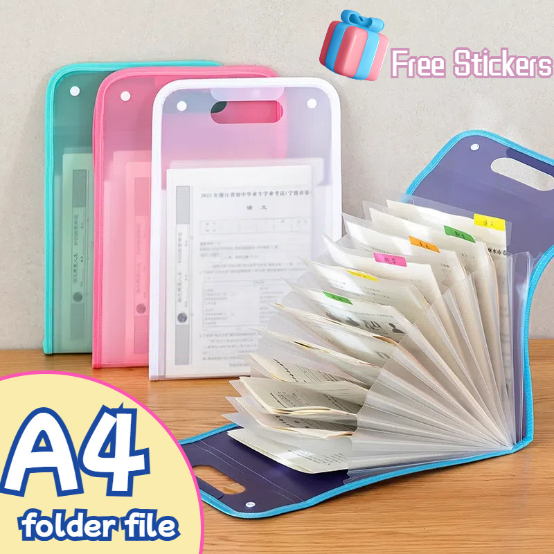 

13 Pocket File Folders File Bag Tas File Akordeon Tas File Handle Map File Clear Holder Multi Layer Folder Tas File 13 Sekat A4 Map Tas Dokumen
