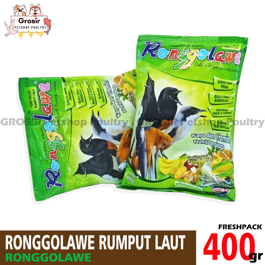 VOER RONGGOLAWE RUMPUT LAUT EBOD JAYA PAKAN BURUNG ANIS MURAI CUCAK