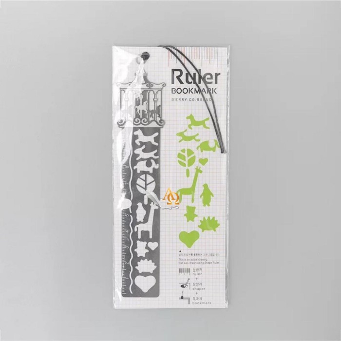 

⭐BISA COD⭐ Pembatas Buku / Bookmark Penggaris Korea Komedi Putar