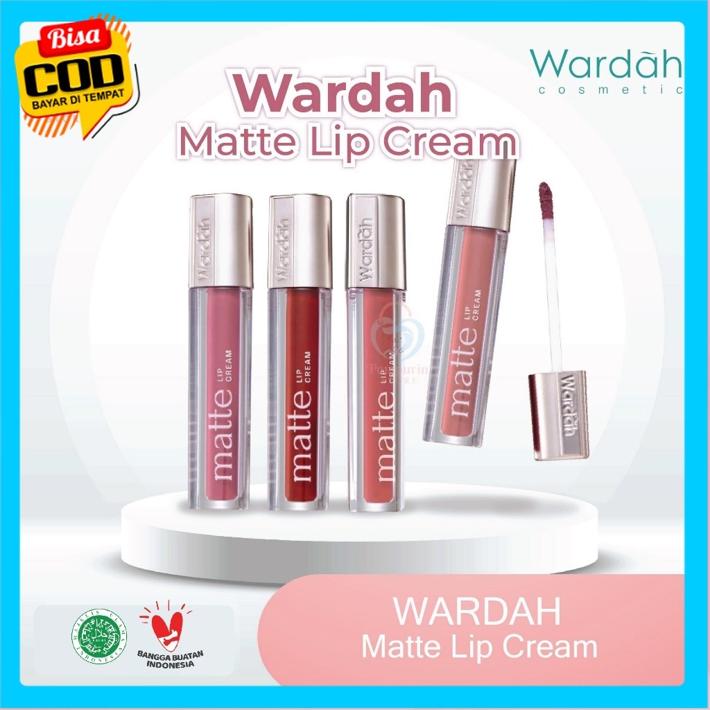 Wardah Matte Lip Cream - Wardah Exclusive Matte Lip Cream Lip Matte Wardah