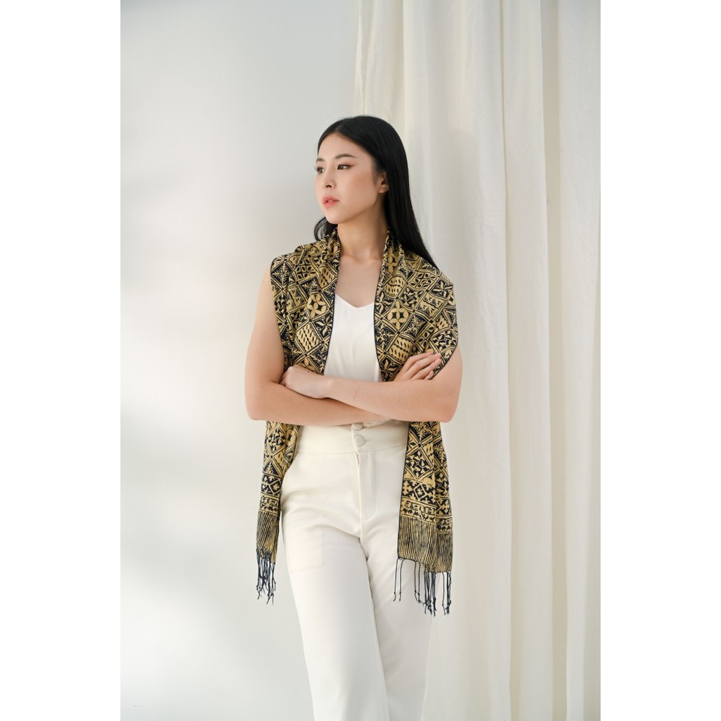 BATIK RATU - Scarf Batik Tambal - Blue | DNC
