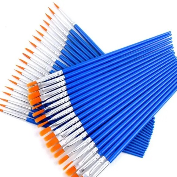

Kuas Lukis Flat Brush Painting / Kuas Lukis Akrilik Bulu Nilon Cat Air - Model Flat