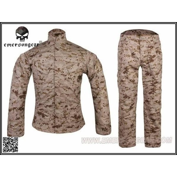 Baju tactical combat BDU emerson R6 original military hunting wear - AOR1, S
