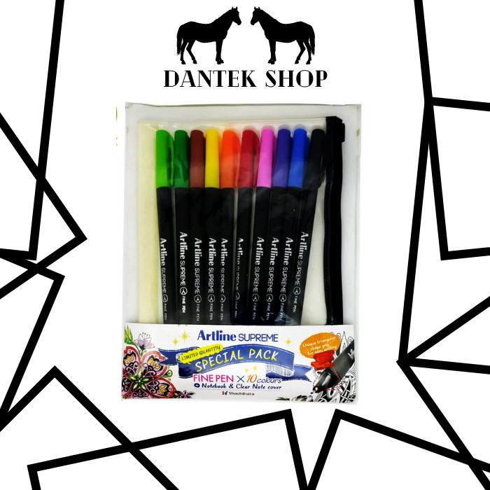 

Spidol Writing Supreme Fine Pen SET Notebook Artline EPFS-200/Set Note