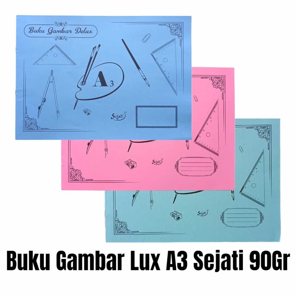 

Buku Gambar 90gr Lux Delux SEJATI A3 (25pc)