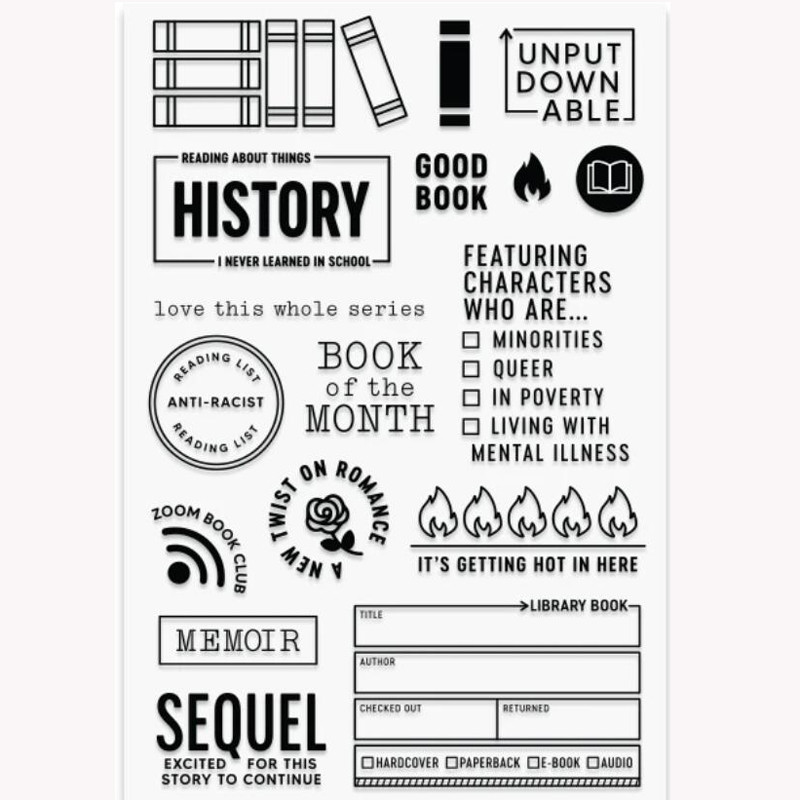 

Good book Transparent Silicone Clear Rubber Stamp Cling Diary Scrapbooking DIY