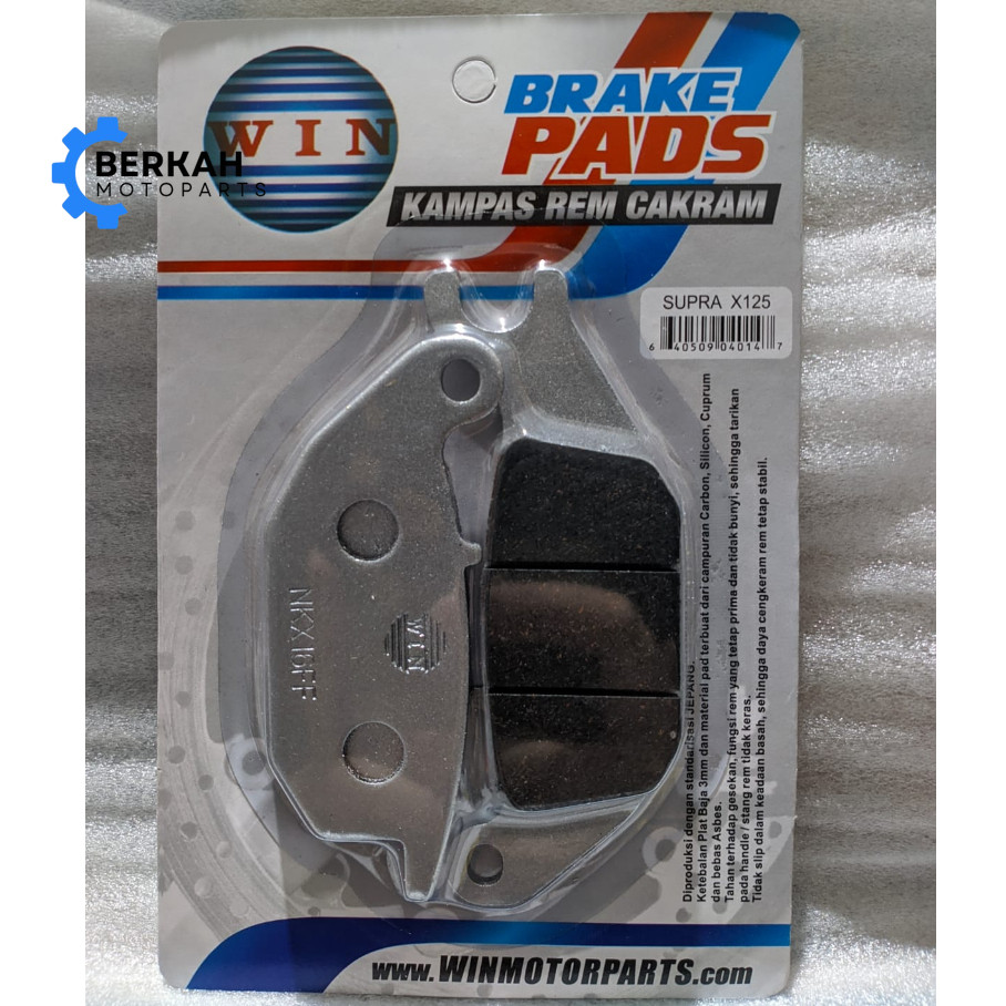 Kampas Rem Cakram Depan / Belakang Supra X 125 Lama 2004 2005 2006 | rear brake pads WIN | motor pad