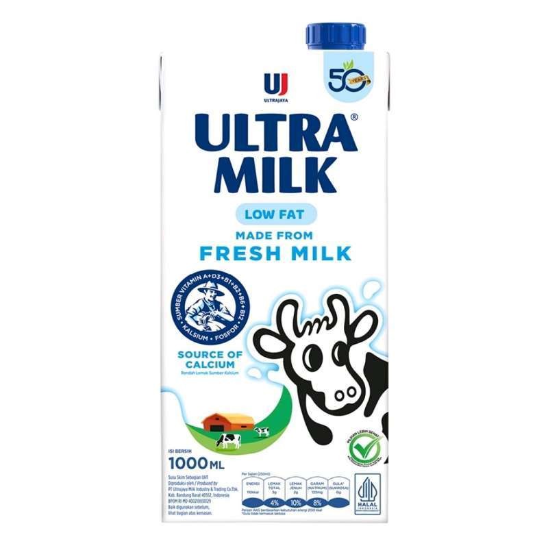 

Ultra Milk Low Fat Susu UHT 1000 ml