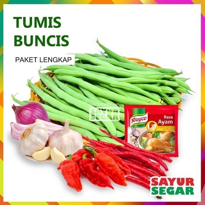 

Paket Sayur Tumis Buncis - Paket Lengkap Siap Masak [1 Pack] - Ready to Cook