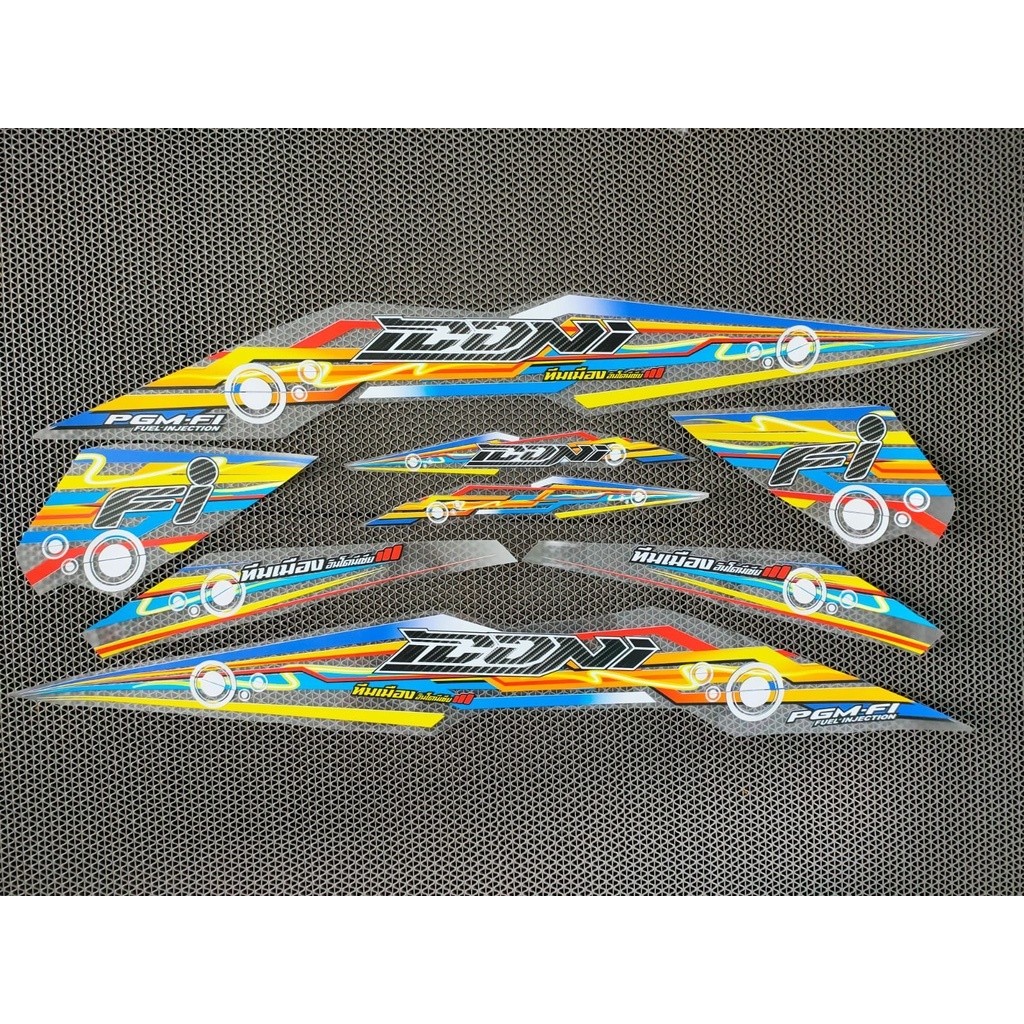 STRIPING VARIASI BEAT NEW 2018 TRANSPARAN KARBON