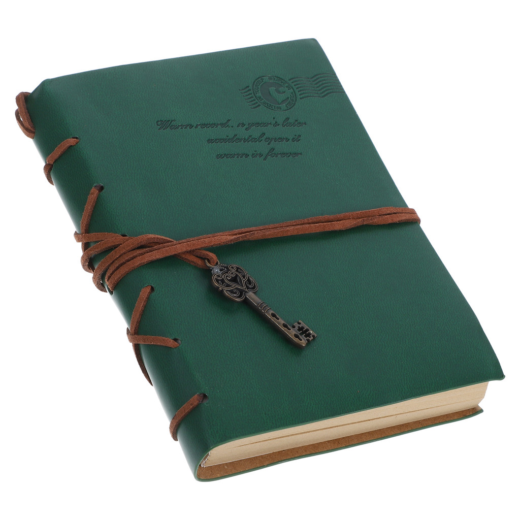 

Notebooks Retro Daily Travel Journal Sketchbook Vintage and Journals for Boys Green Student