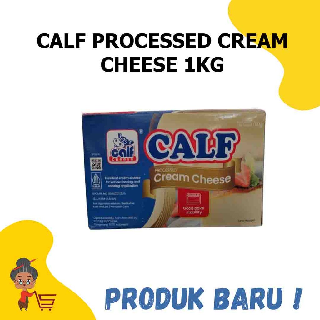 

CALF PROCESSED CREAM CHEESE 1KG / CALF PROCESSED CREAM CHEESE / CALF