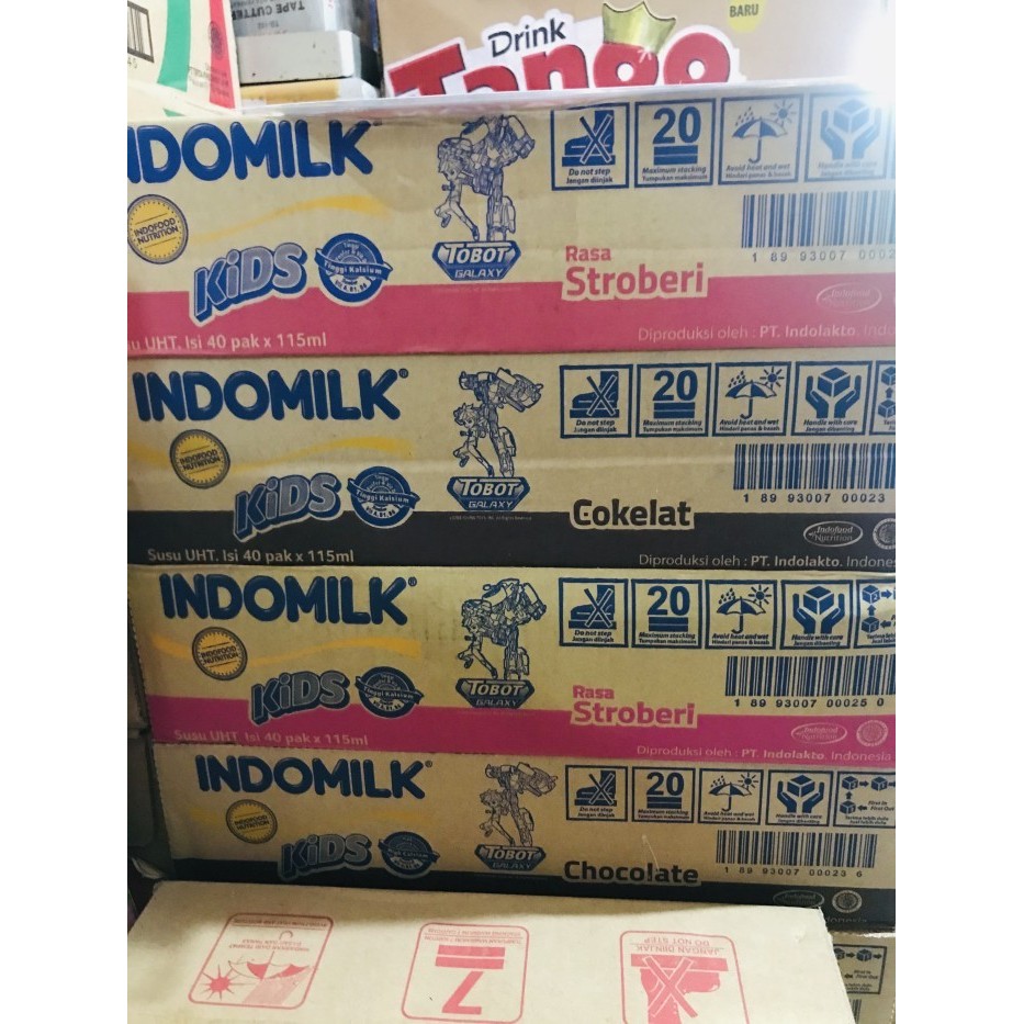 

New Item INDOMILK KIDS UHT STRAWBERRY DUS 40 X 115ML