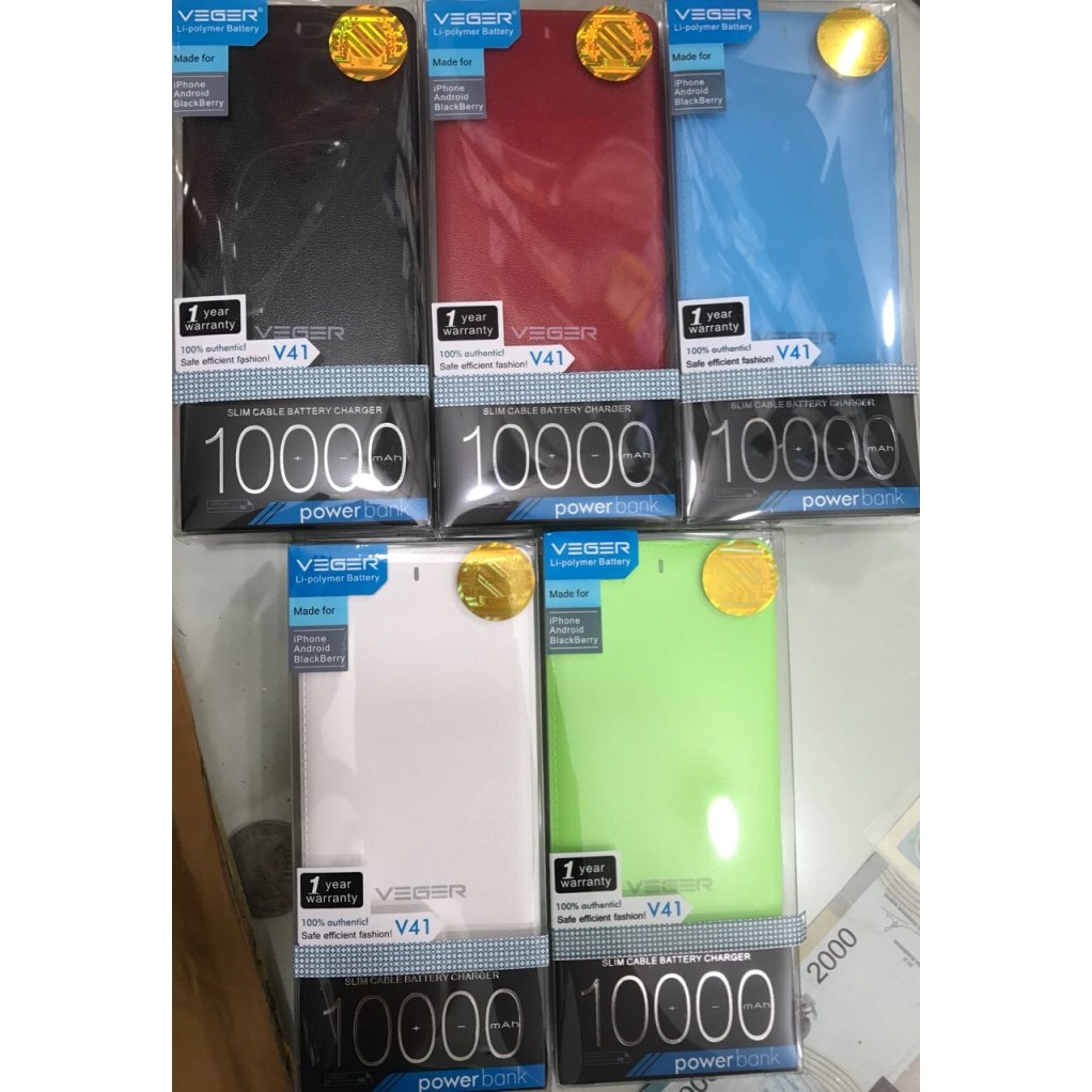BEST -Powerbank Veger 10000mah V41/ Veger V41 10000mah