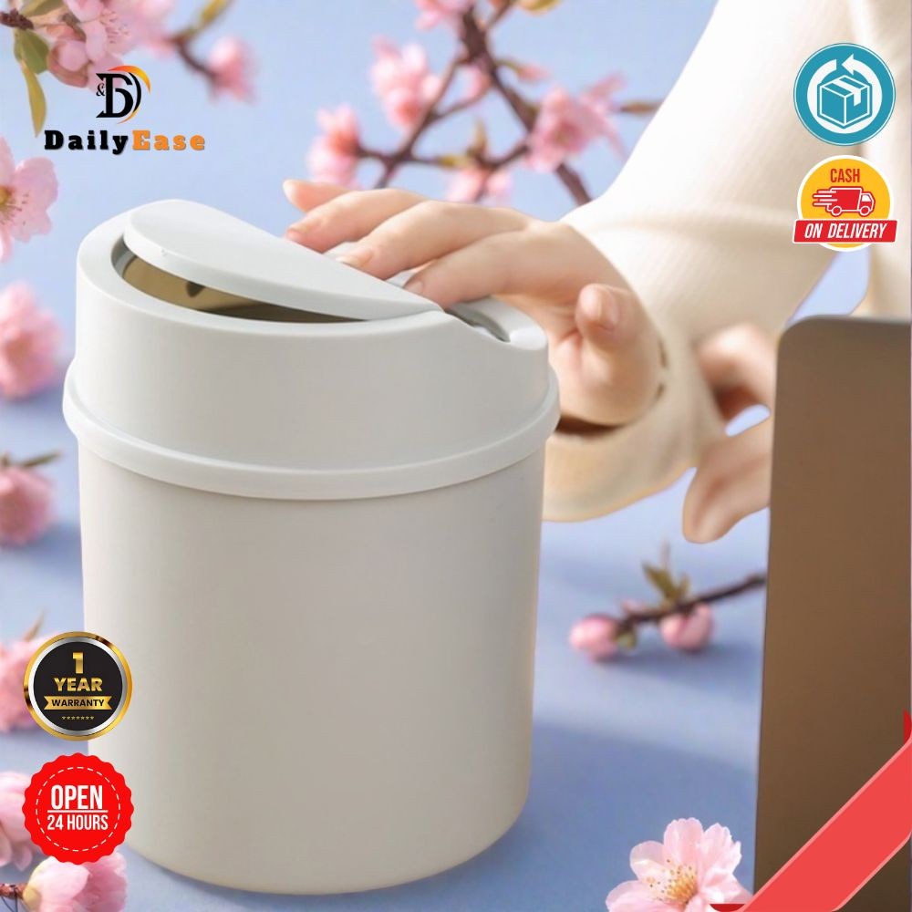DailyEase - Tempat Sampah Kecil Mini Trash Can Untuk Di Mobil Tempat Buang Tisu Kertas Bungkus Perme