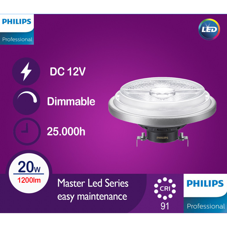 Philips Master Led LV AR111 20W Lampu Sorot AR111 20W