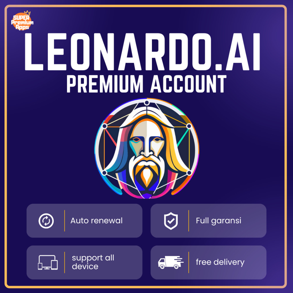 [1 Tahun] Leonardo AI UNLIMITED | AI Image Generator - Create Art | Full Garansi