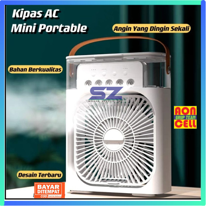 Kipas AC Portable Air Cooler  AC Mini  Mini AC Cooler Portable  Kipas Angin Portable Dingin